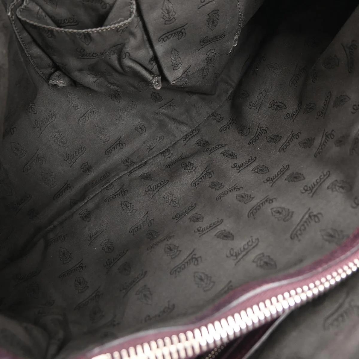 Gucci Brown Leather Tote Handbag - Image 5