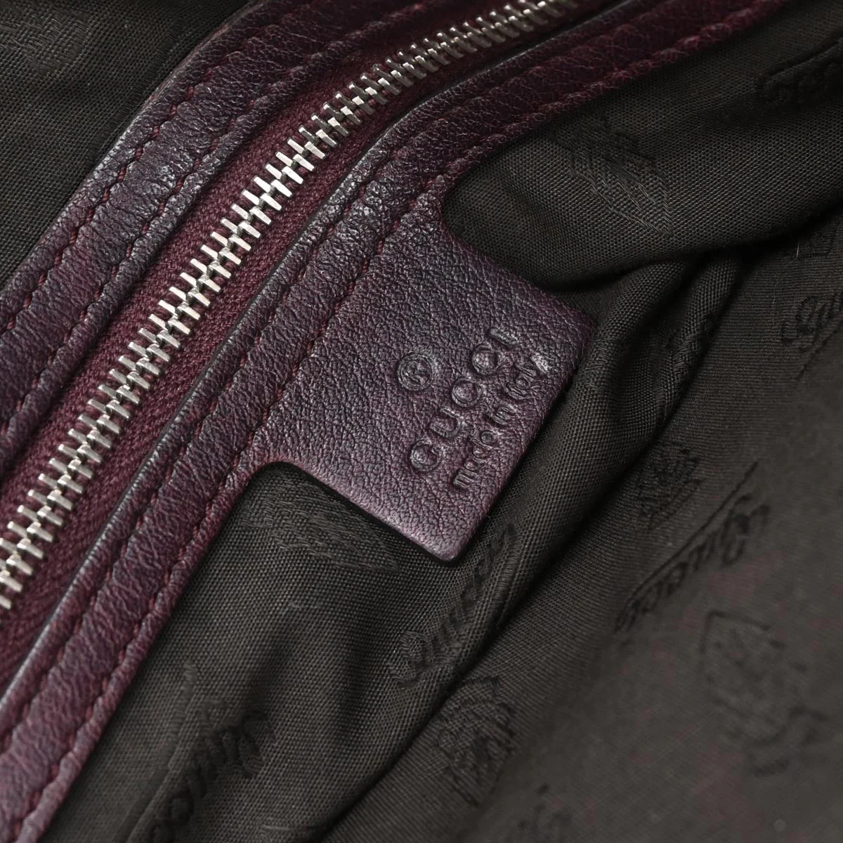 Gucci Brown Leather Tote Handbag - Image 7