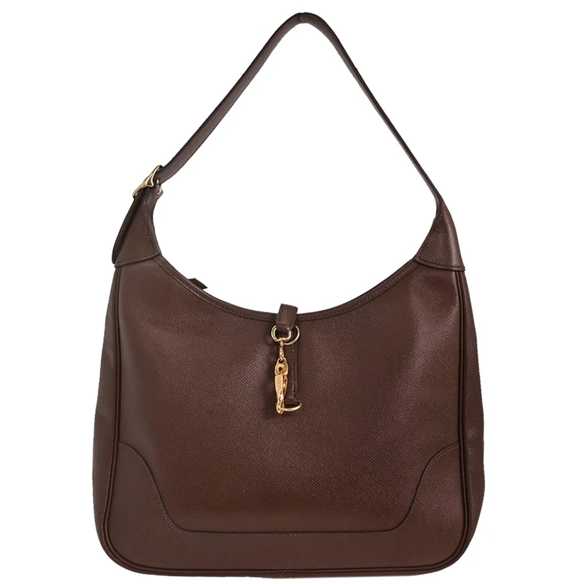 Hermes Havane Courchevel Trim 31 Shoulder Bag