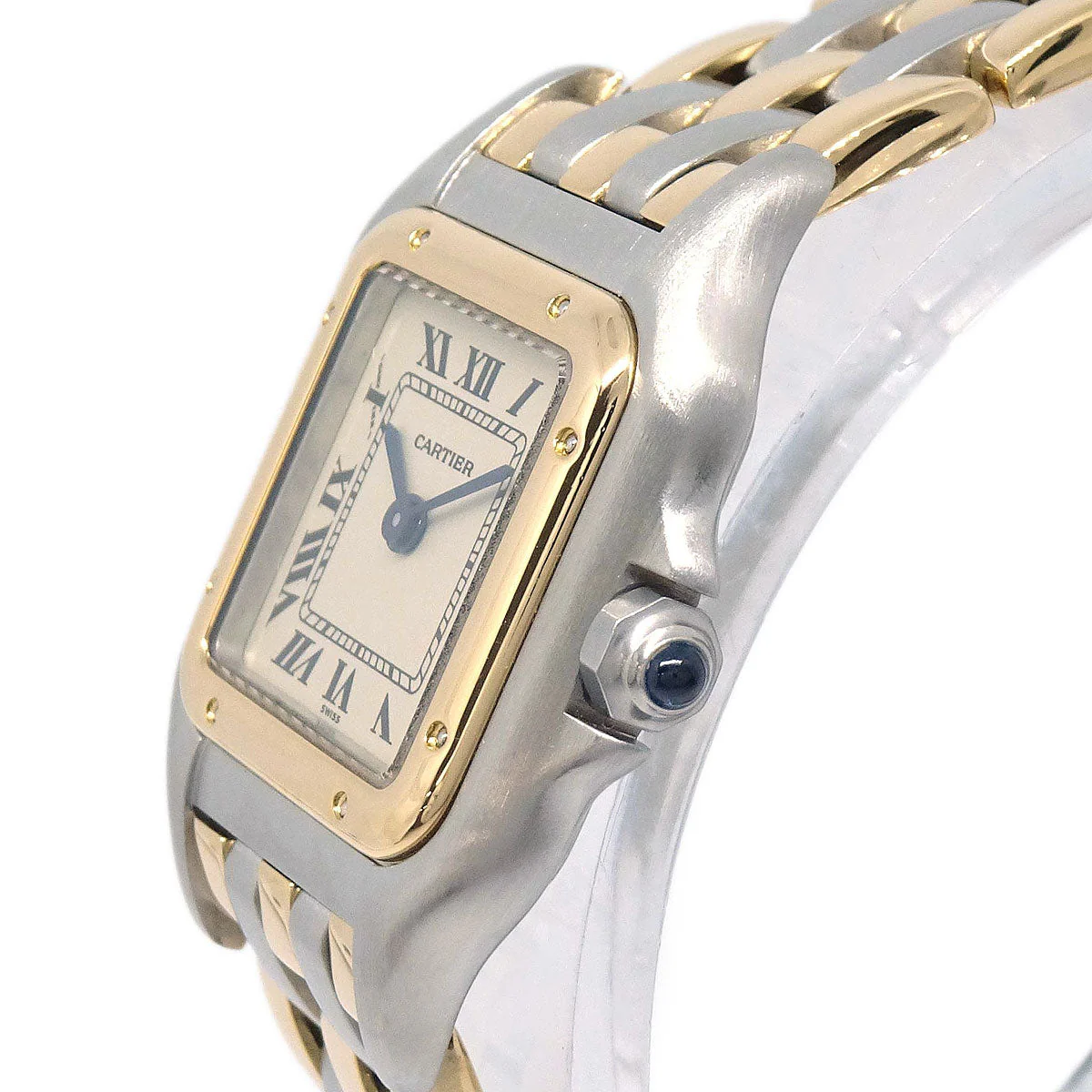 Cartier Panthere SM 3-Row Ref.112000R Quartz Watch 18KYG SS - Image 3