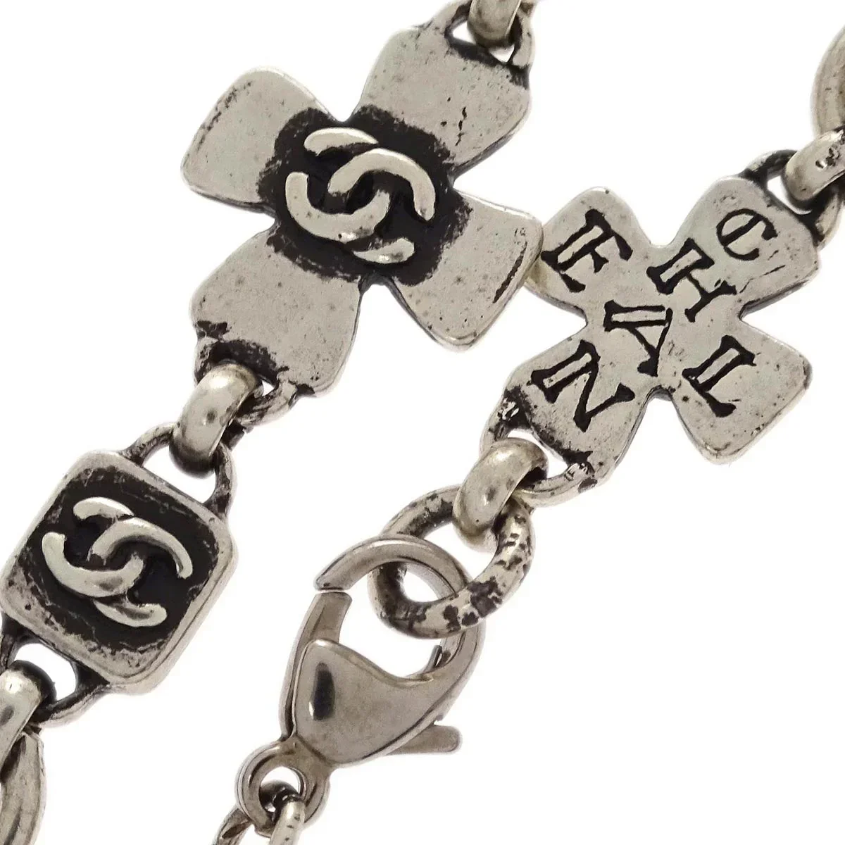Chanel Silver Chain Bracelet 99A - Image 3