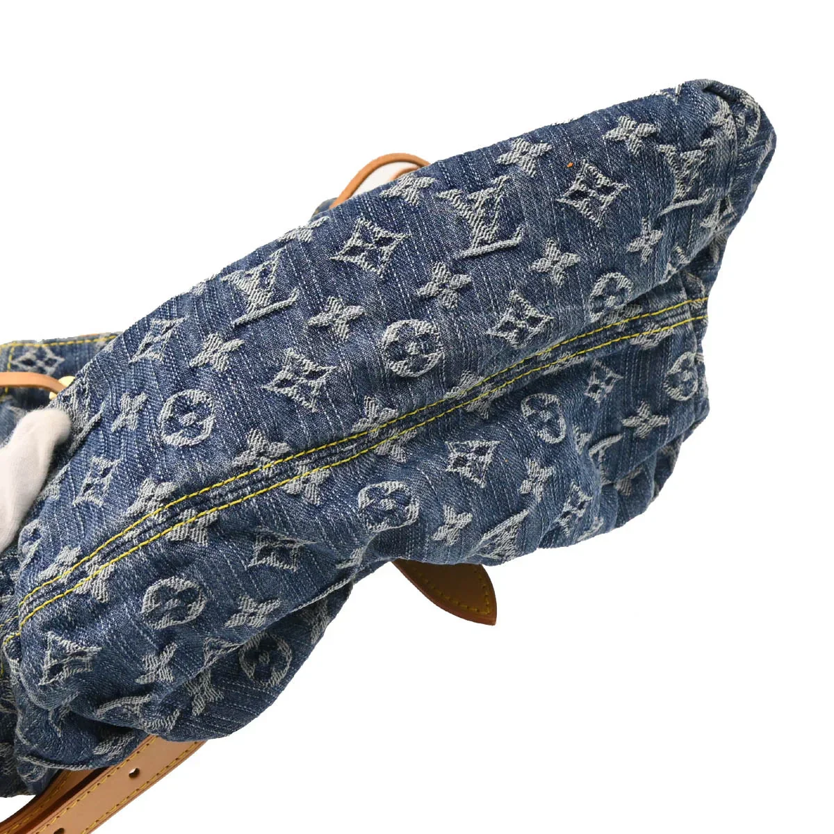 Louis Vuitton 2006 Blue Monogram Denim Sac a Dos GM Backpack M95056 - Image 5