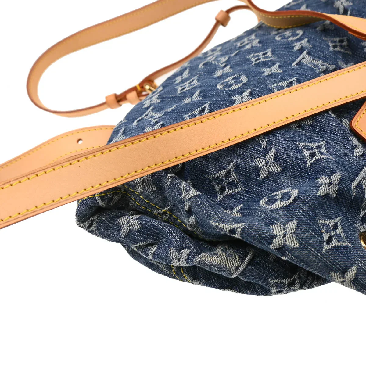 Louis Vuitton 2006 Blue Monogram Denim Sac a Dos GM Backpack M95056 - Image 6