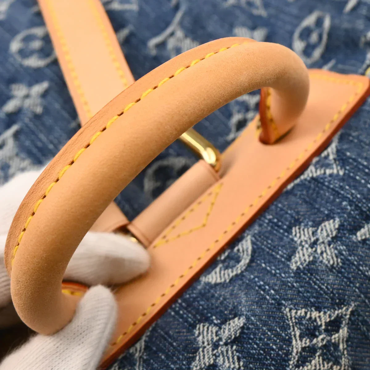 Louis Vuitton 2006 Blue Monogram Denim Sac a Dos GM Backpack M95056 - Image 7