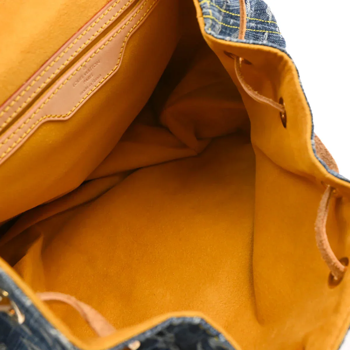 Louis Vuitton 2006 Blue Monogram Denim Sac a Dos GM Backpack M95056 - Image 8