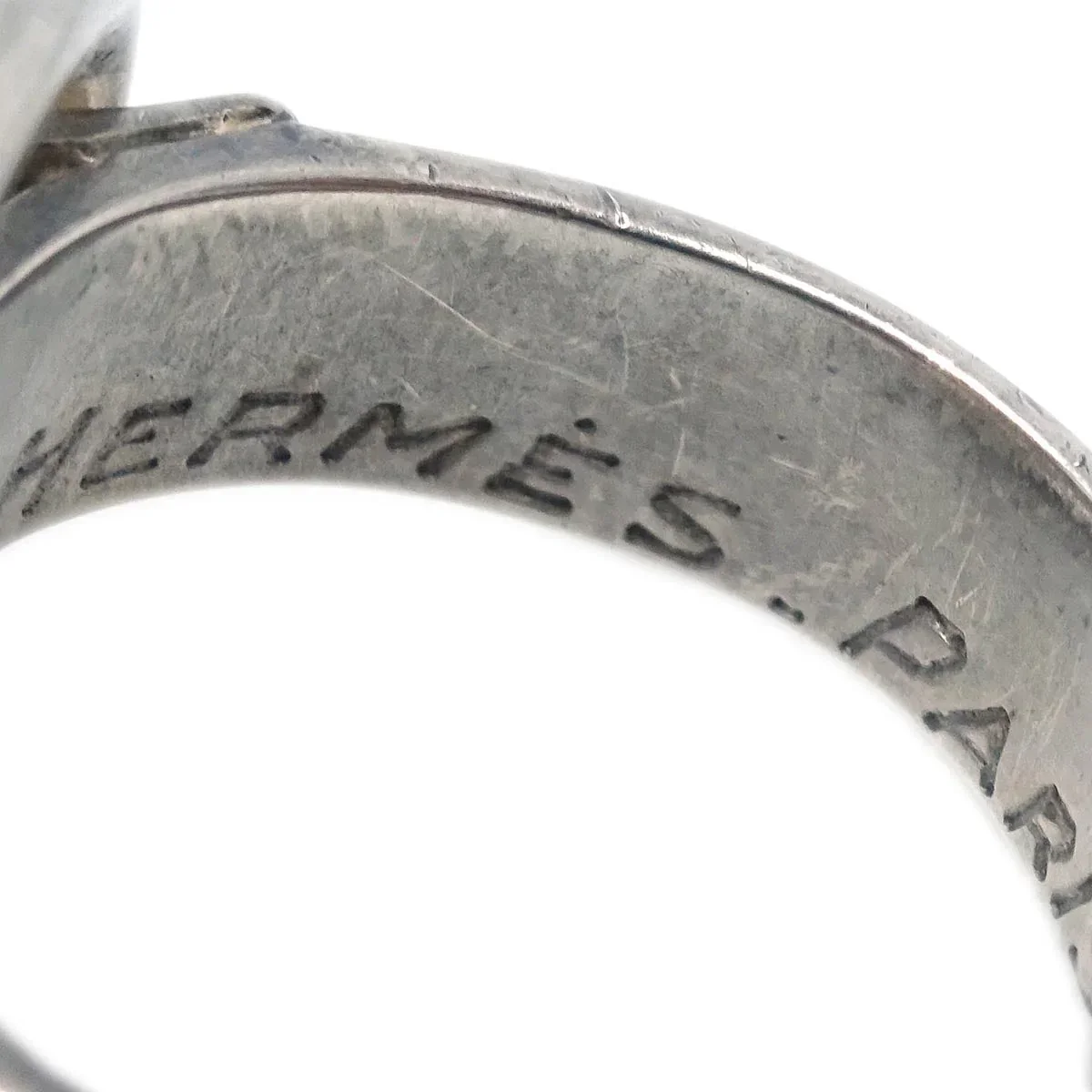 Hermes Ring Silver #49 #46 #6 - Image 4