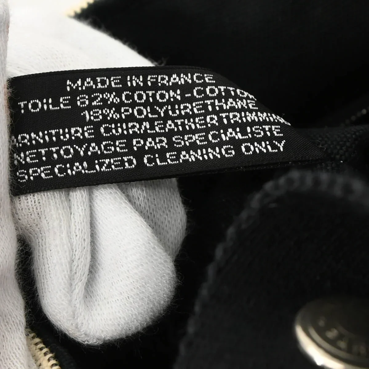 Hermes Black Beige Toile H Saxo PM Handbag - Image 10