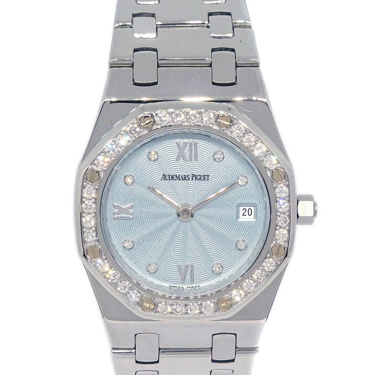 Audemars Piguet Royal Oak Quartz Watch SS Diamond