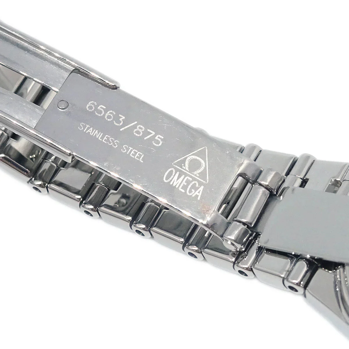 Omega Constellation Quartz Watch SS Diamond Shell - Image 5