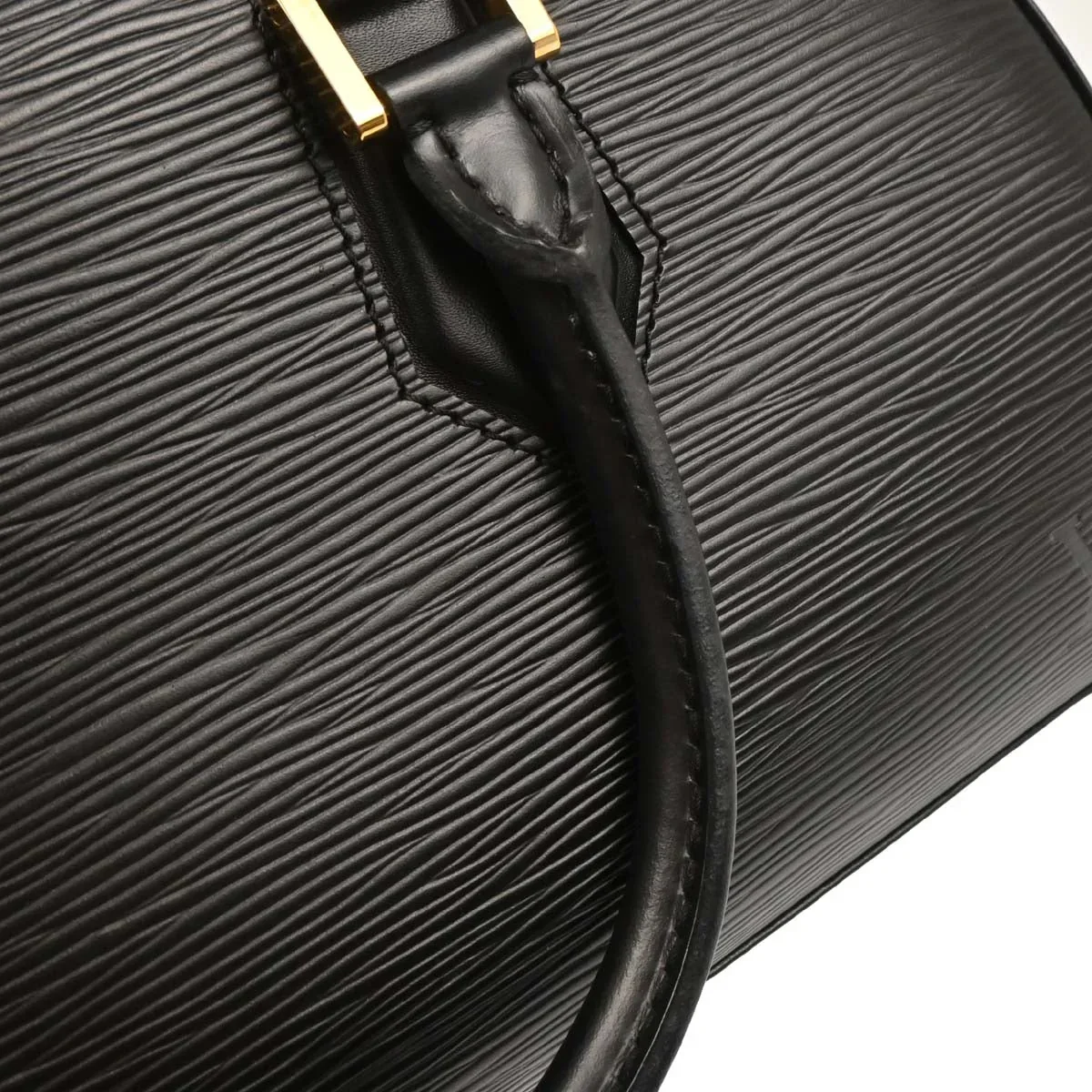 Louis Vuitton 1998 Black Epi Jasimin Handbag M52082 - Image 7