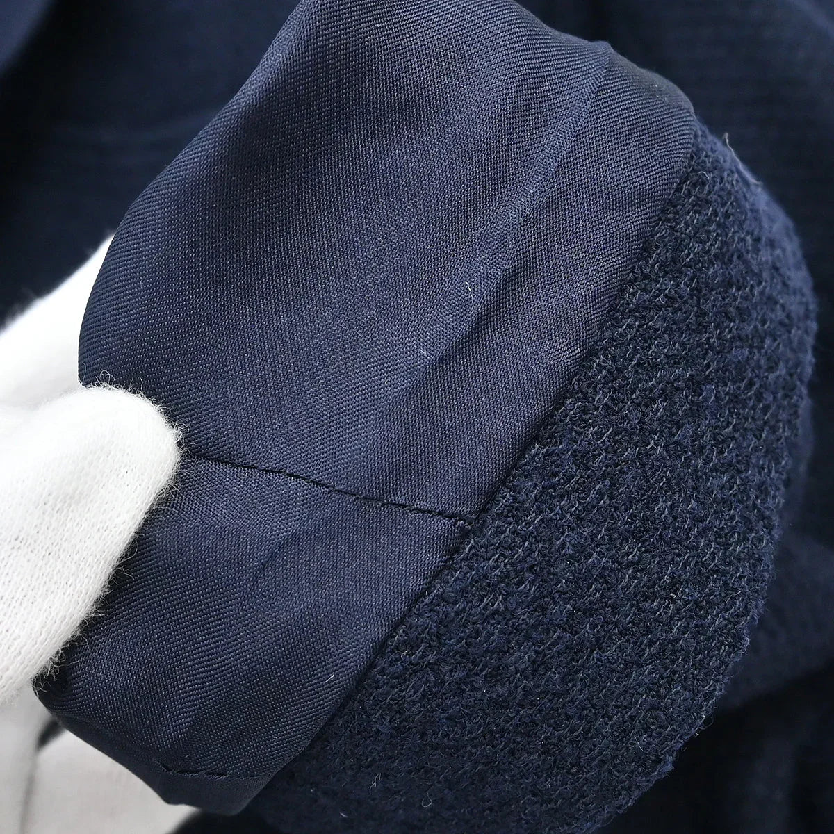 Chanel 1997 Setup Suit Jacket Skirt Navy #38 - Image 7