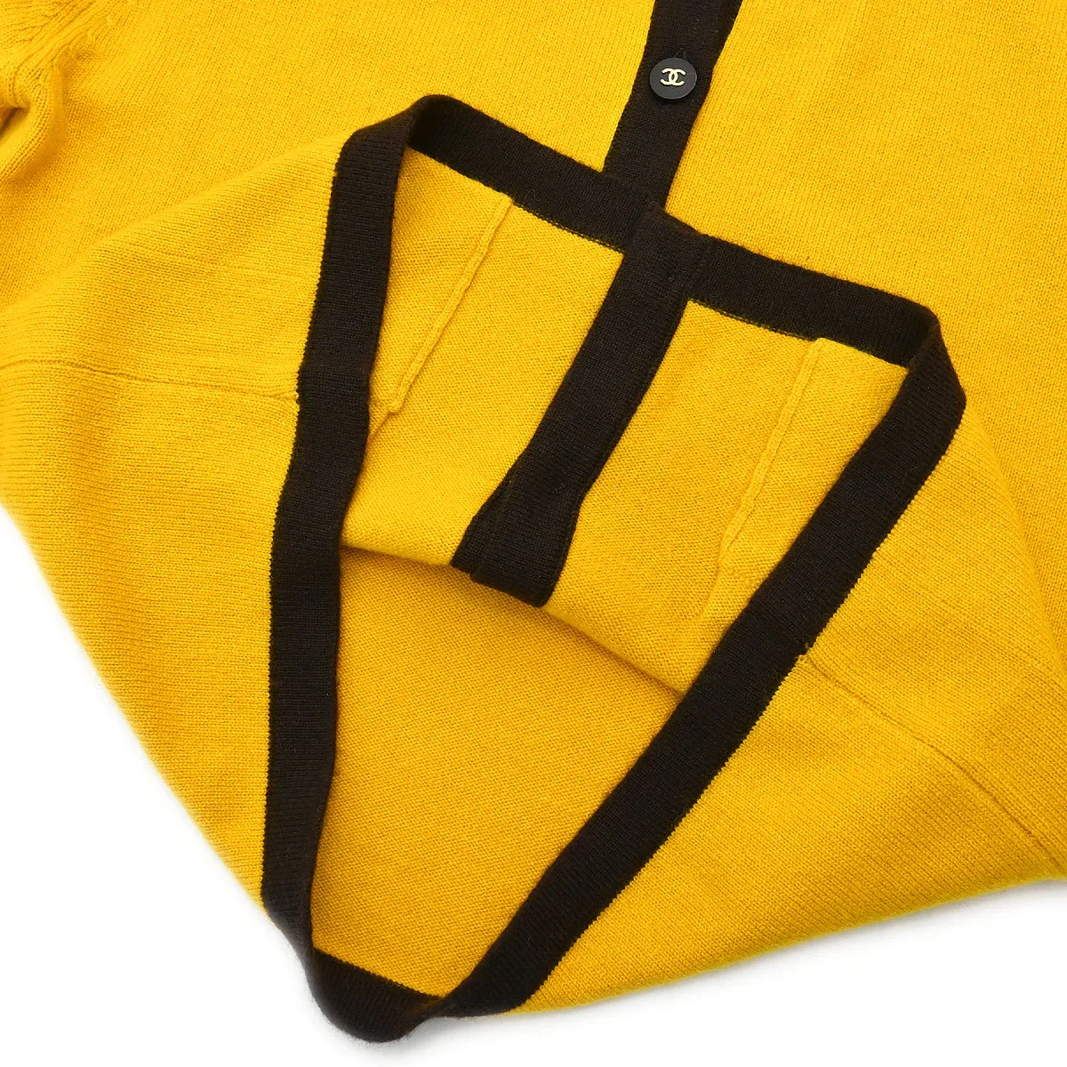 Chanel 1996 Cardigan Yellow #42 - Image 6