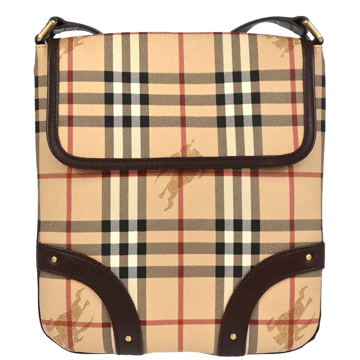Burberry Beige House Check Shoulder Bag