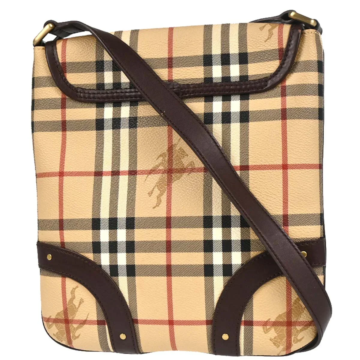 Burberry Beige House Check Shoulder Bag - Image 2