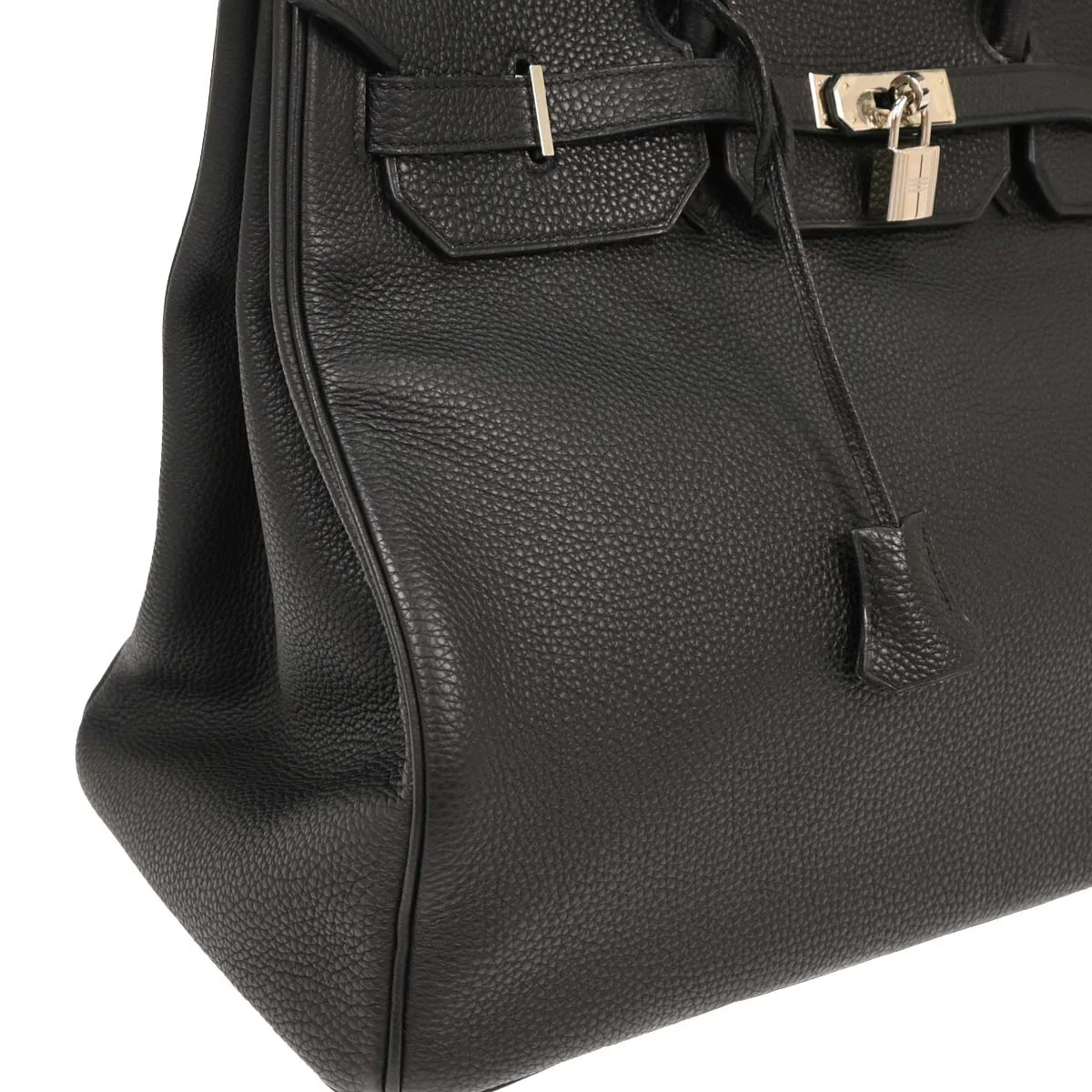 Hermes 2006 Black Taurillon Clemence Birkin 40 Handbag - Image 3