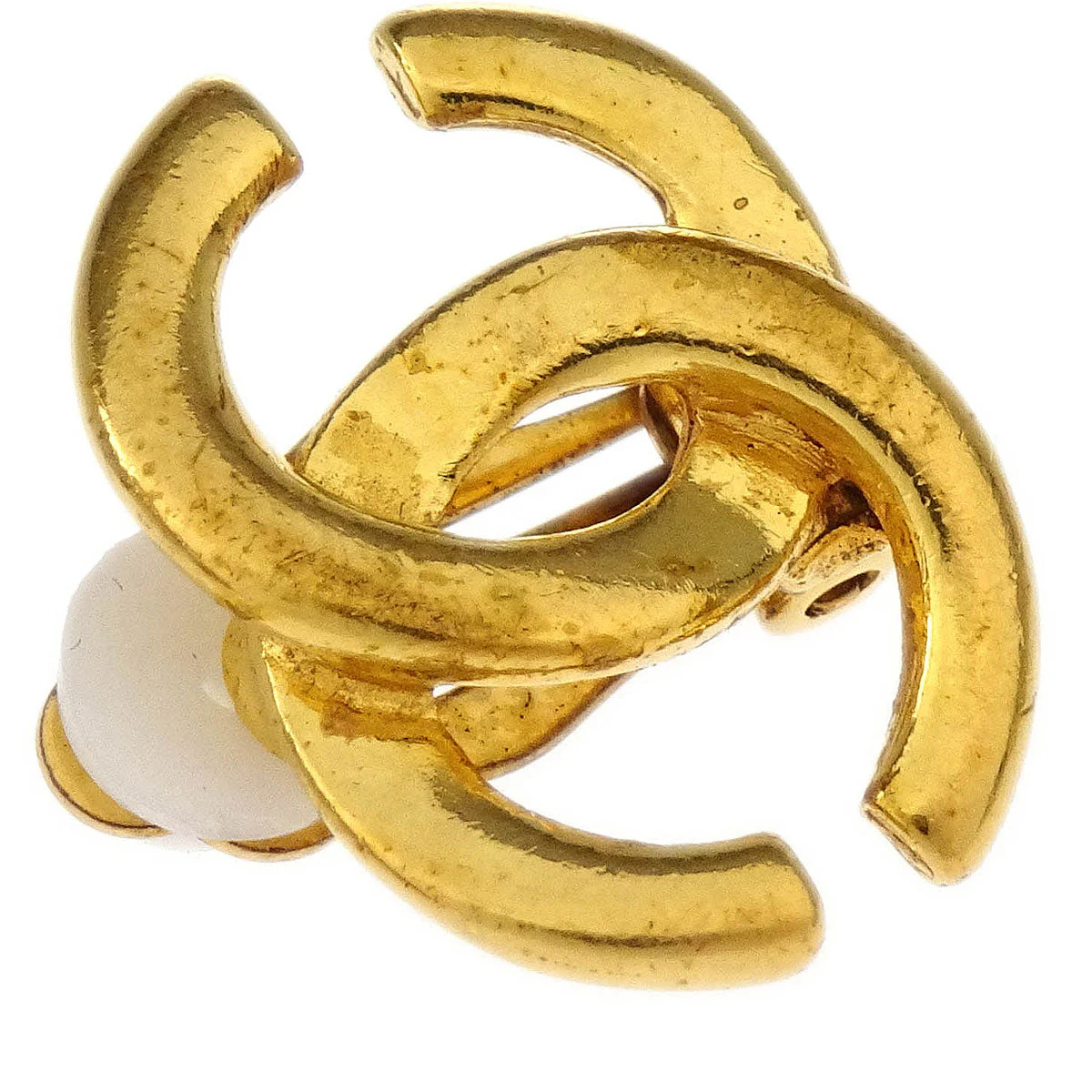 Chanel Gold CC Earrings Clip-On 01P - Image 2