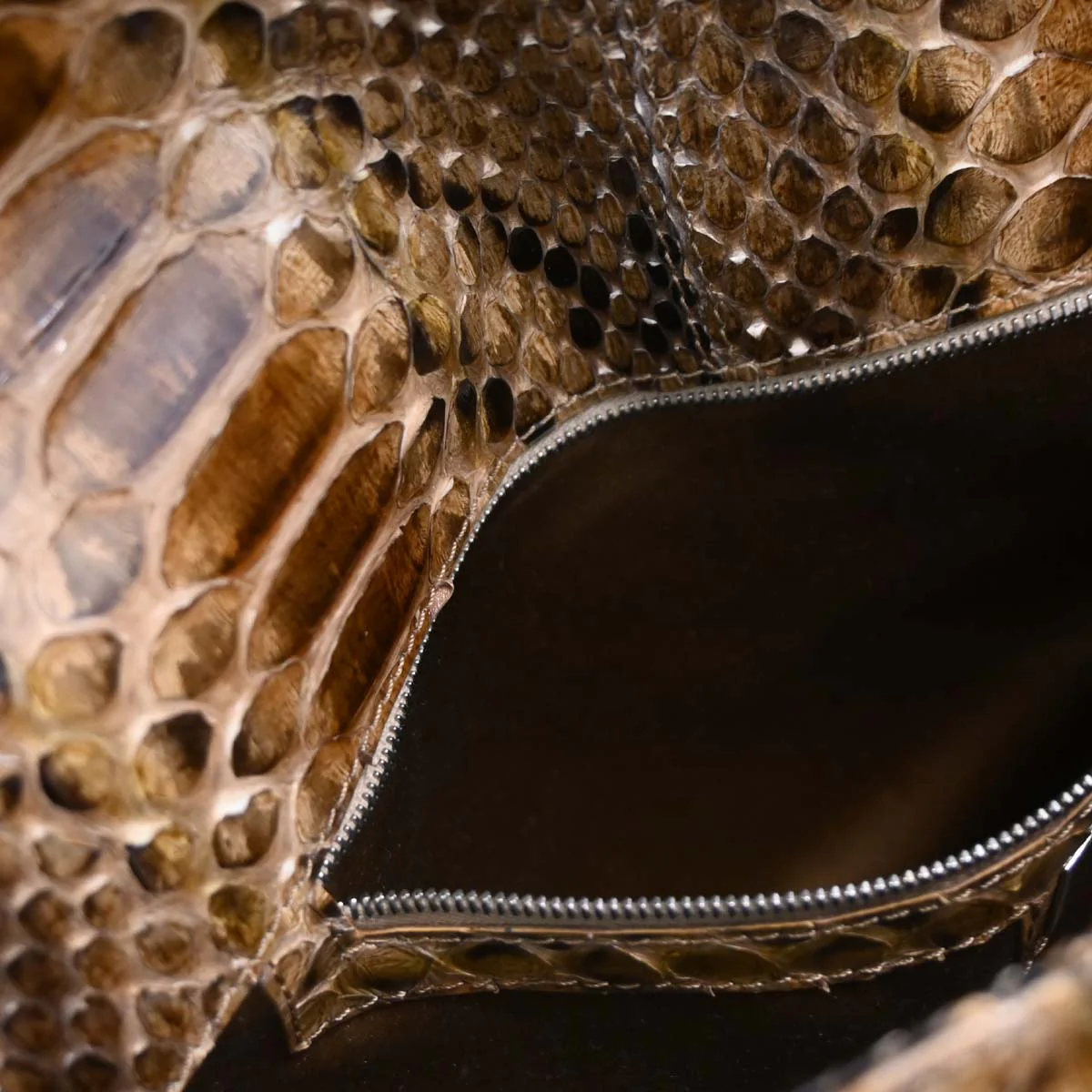 Fendi * Brown Python Mamma Baguette Handbag - Image 9