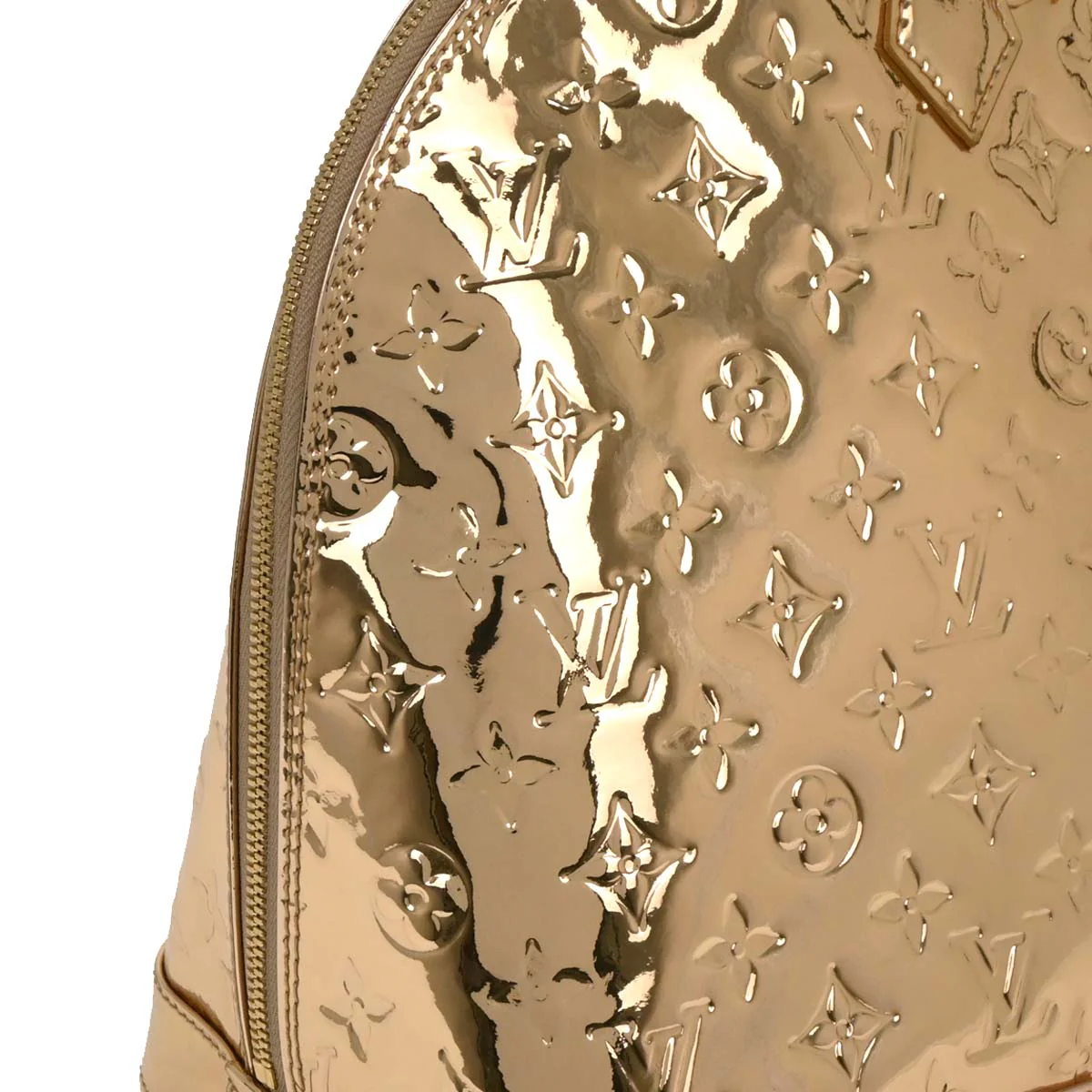 Louis Vuitton Gold Monogram Miroir Alma MM Handbag M93624 - Image 3