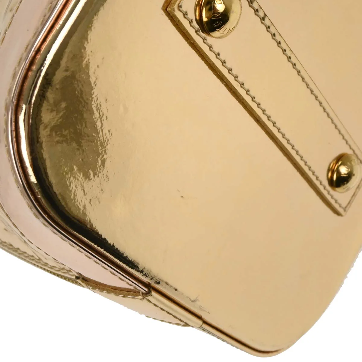 Louis Vuitton Gold Monogram Miroir Alma MM Handbag M93624 - Image 5