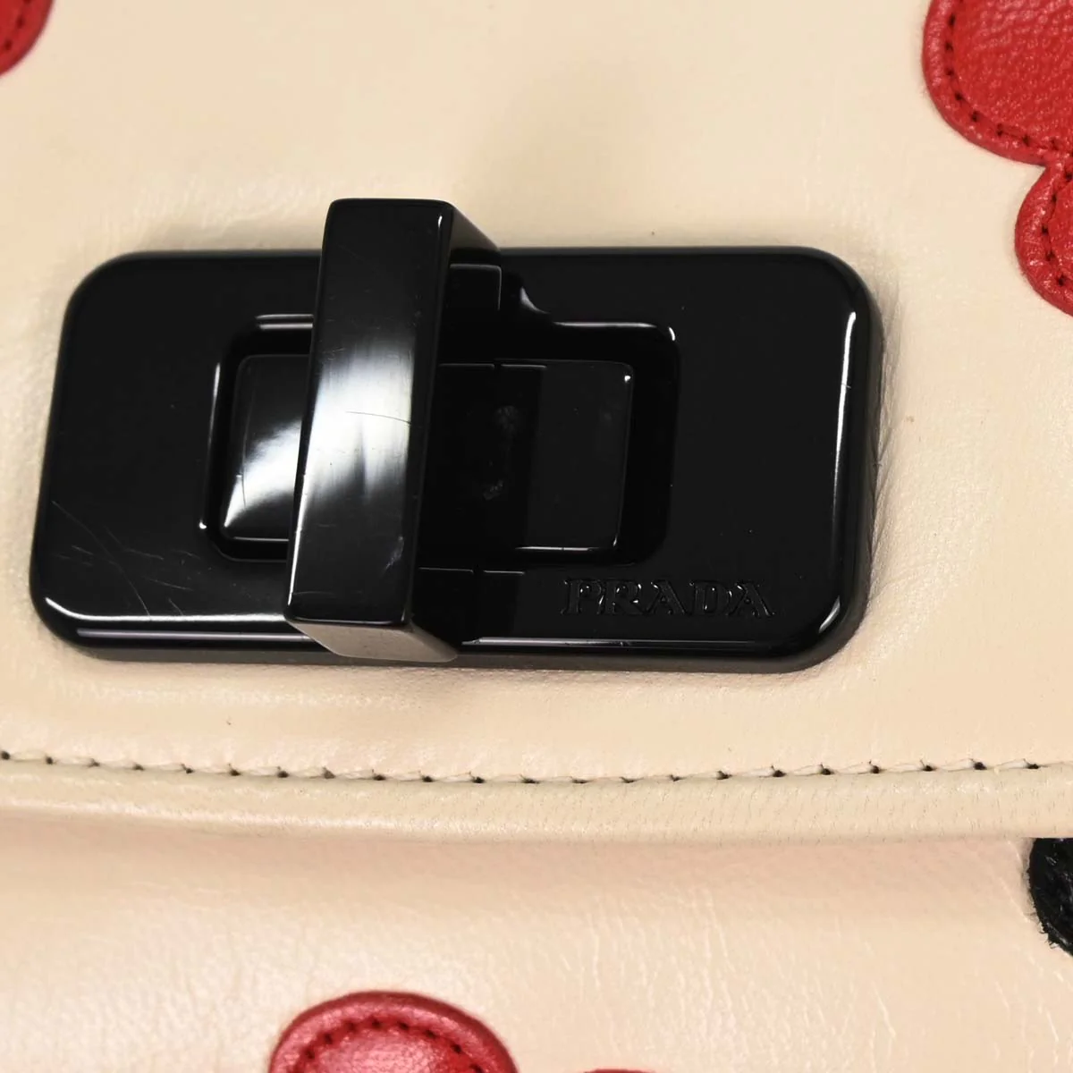 Prada White Leather Handbag - Image 6