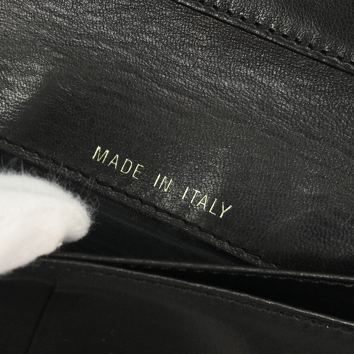 Chanel Black Caviar Trifold Wallet - Image 6