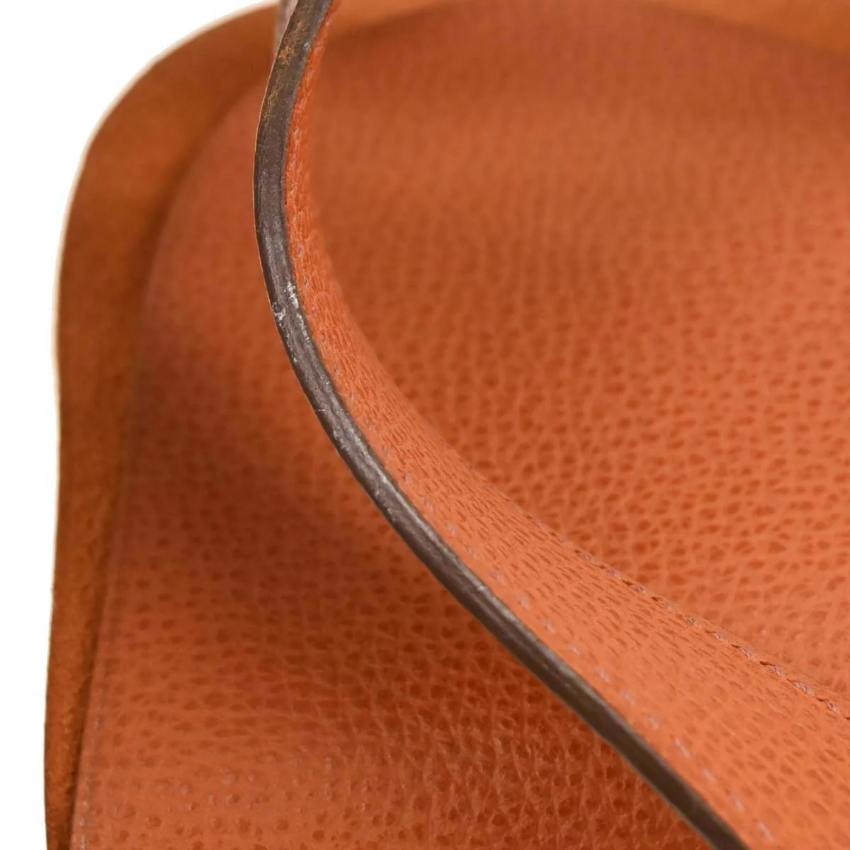 Hermes 2005 Orange Toile Chevrons Vache Liegee Sac Colorado PM Handbag - Image 3
