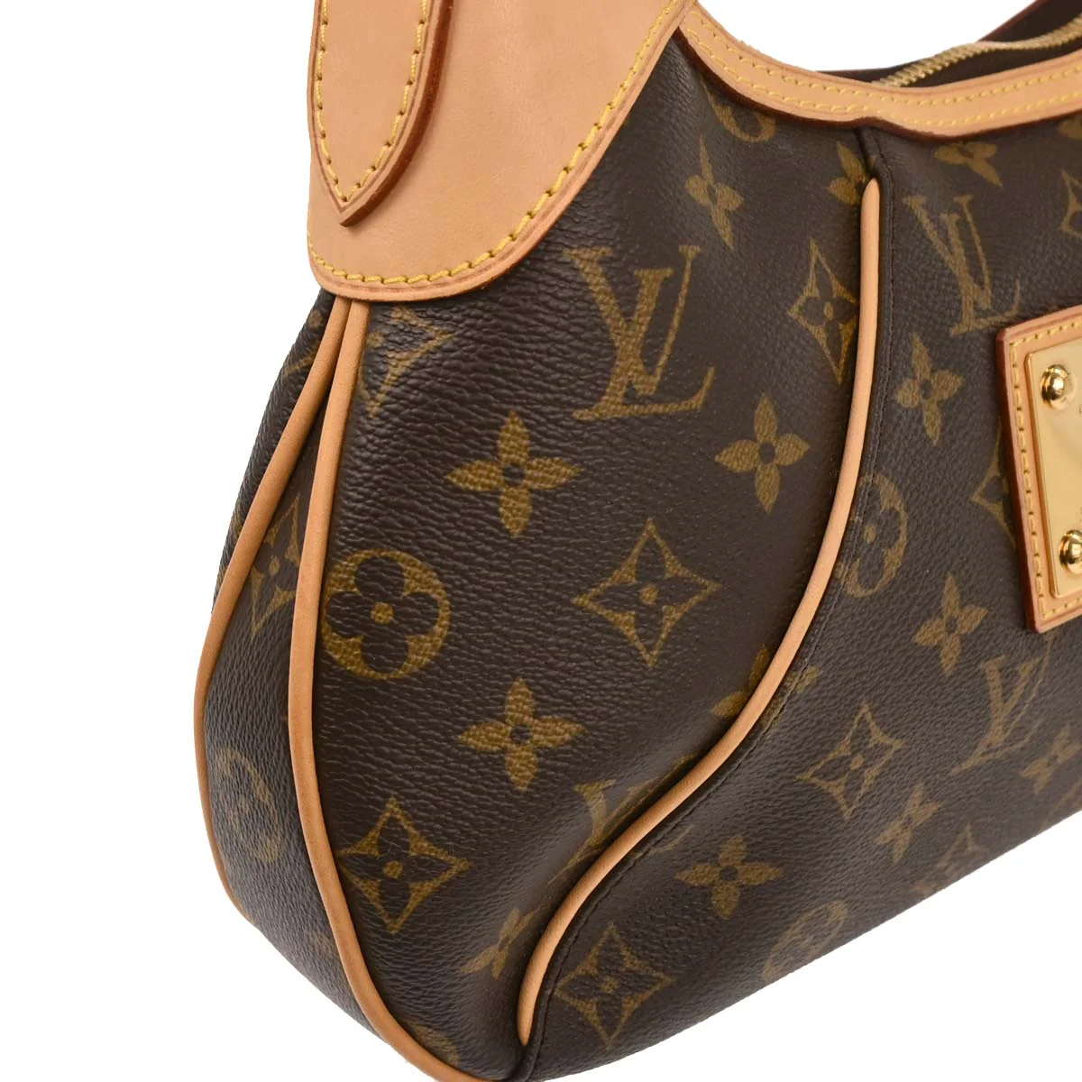Louis Vuitton 2009 Monogram Thames PM Hobo Handbag M56384 - Image 3