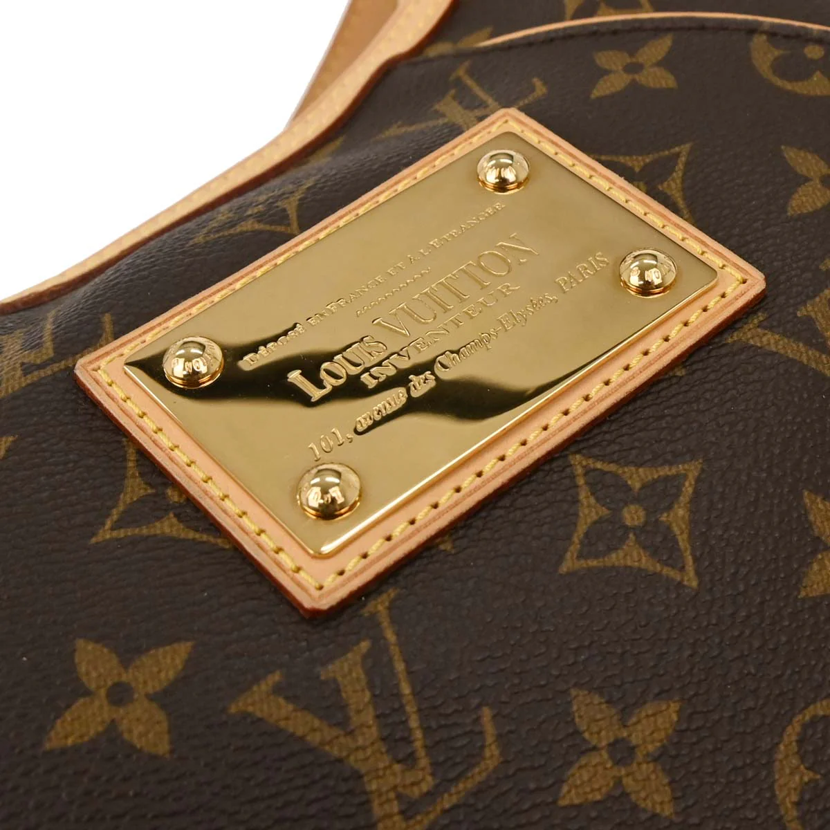 Louis Vuitton 2009 Monogram Thames PM Hobo Handbag M56384 - Image 5