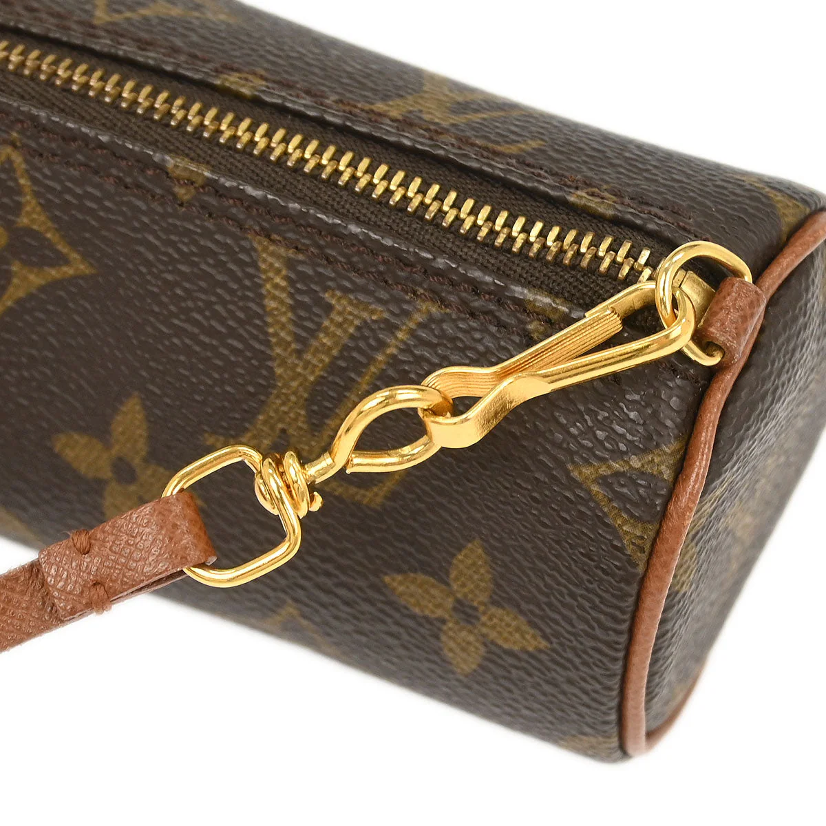 Louis Vuitton Monogram Papillon Attached Pouch Bag - Image 3