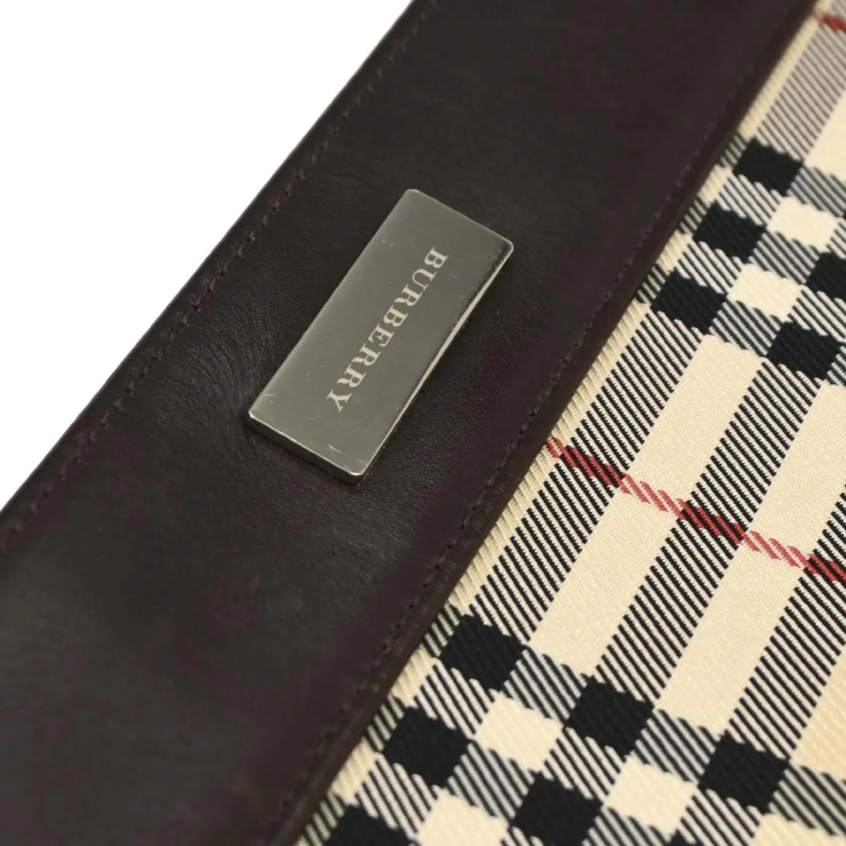 Burberry Beige Burberry Check Shoulder Bag - Image 6