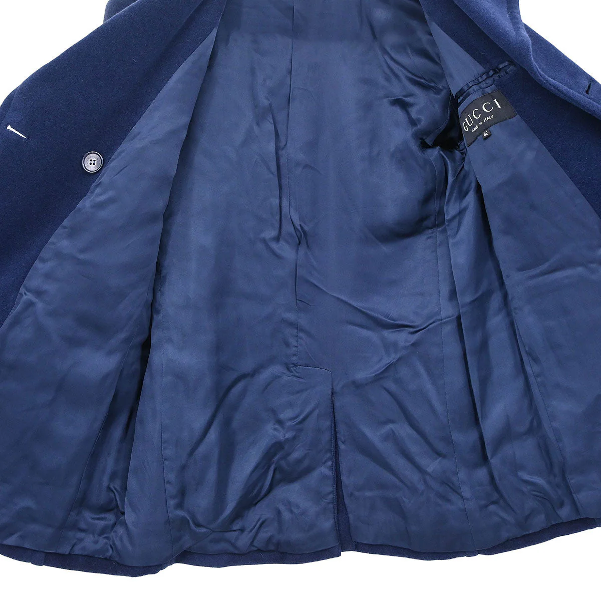 Gucci 1995 Double Breasted Jacket Navy #42 - Image 14