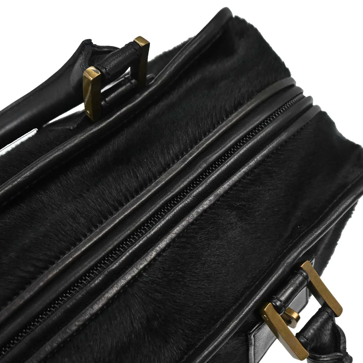 Loewe Black Pony Hair Amazona 28 Handbag - Image 7