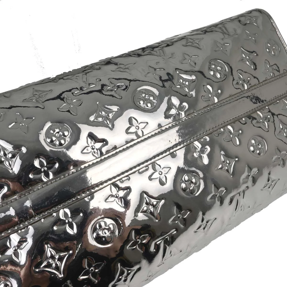 Louis Vuitton Silver Monogram Miroir Speedy 35 Handbag M95786 - Image 3