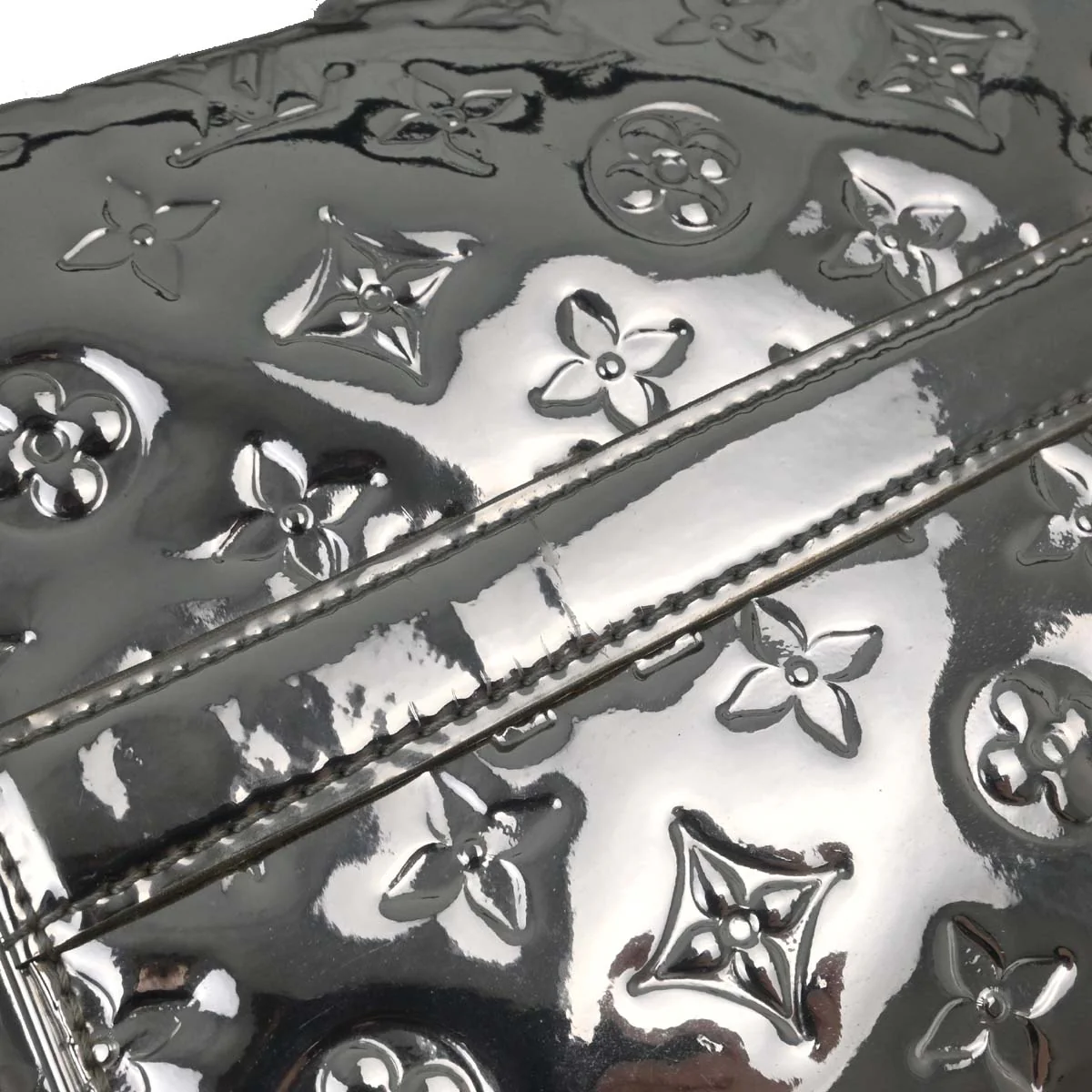 Louis Vuitton Silver Monogram Miroir Speedy 35 Handbag M95786 - Image 4