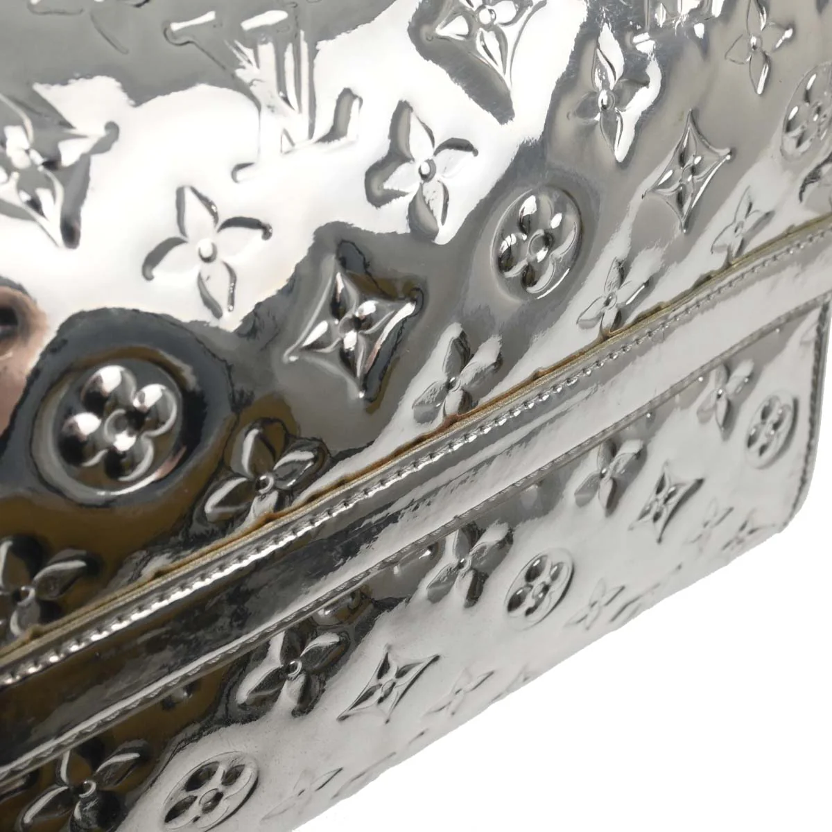 Louis Vuitton Silver Monogram Miroir Speedy 35 Handbag M95786 - Image 5