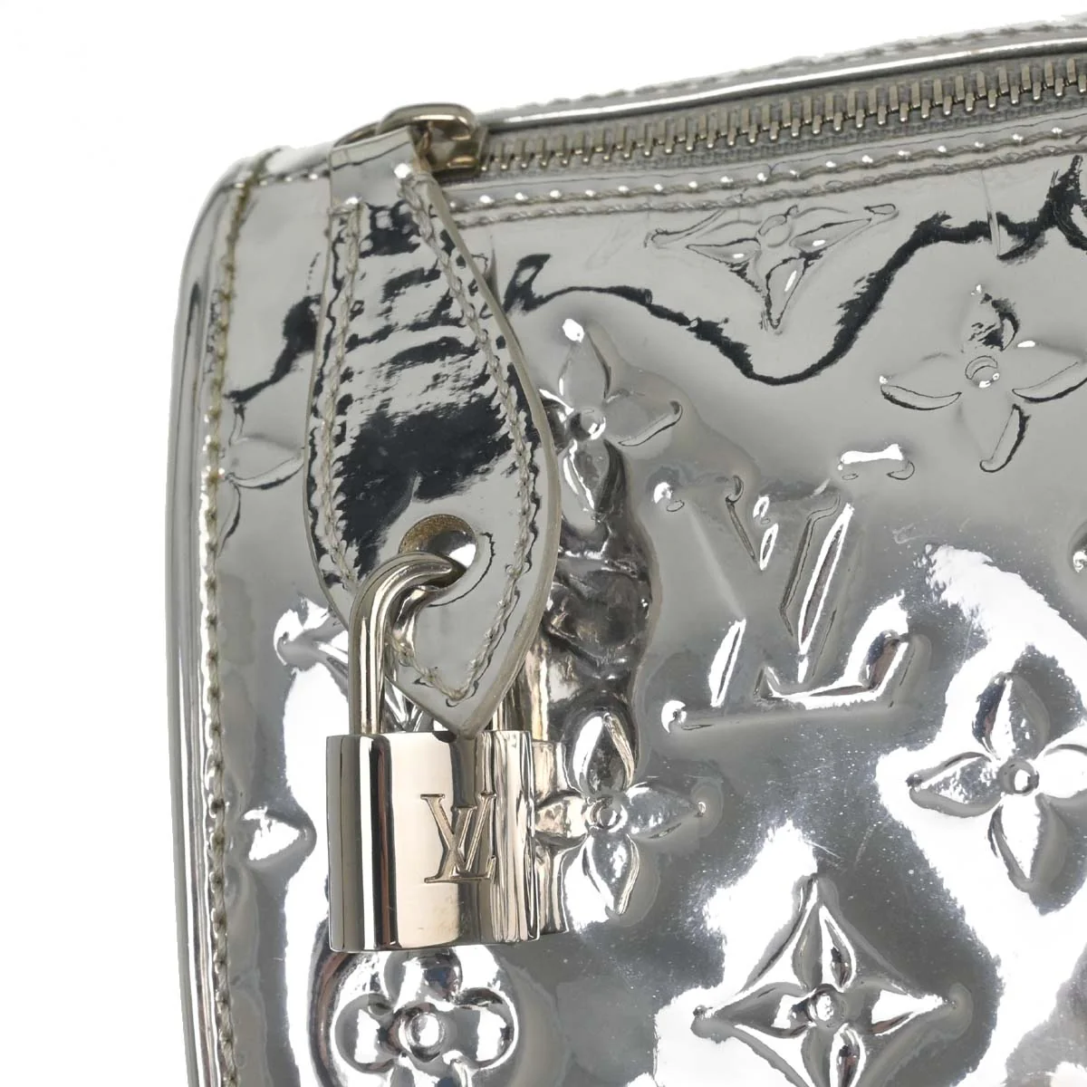 Louis Vuitton Silver Monogram Miroir Speedy 35 Handbag M95786 - Image 7