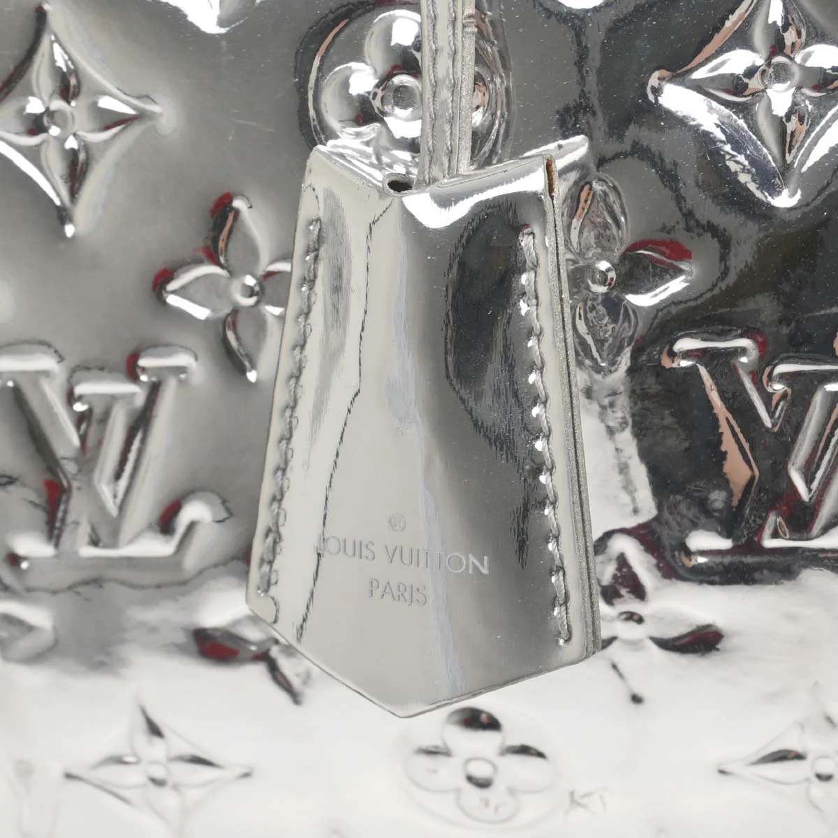 Louis Vuitton Silver Monogram Miroir Speedy 35 Handbag M95786 - Image 8