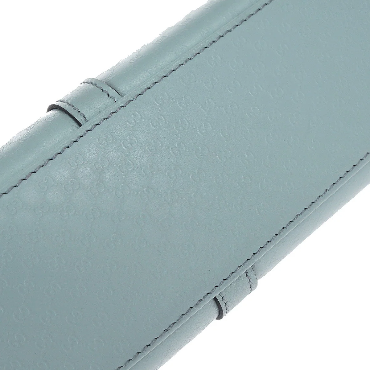 Gucci Blue Leather GG Jackie Handbag - Image 6
