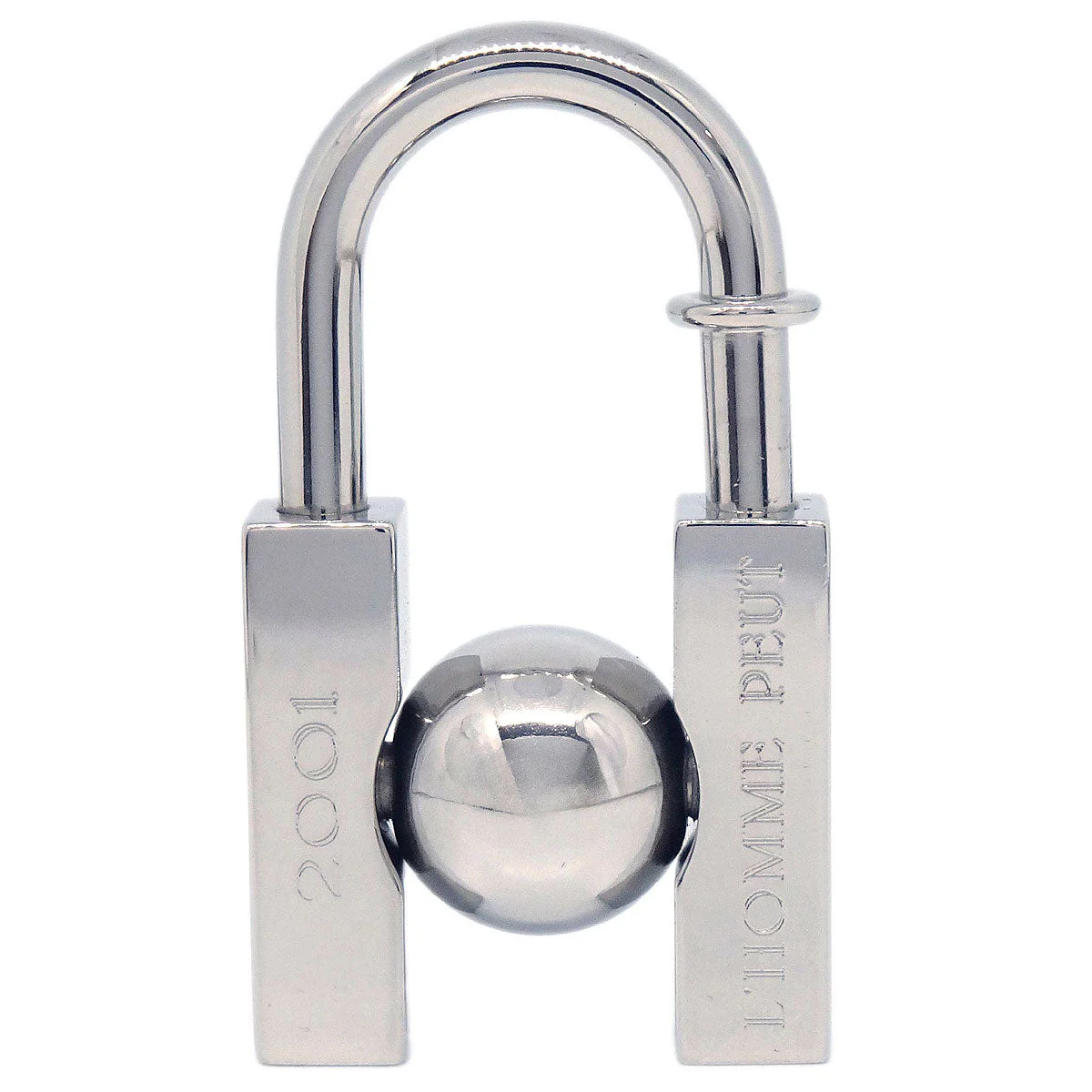 Hermes 2001 Earth Cadena Padlock Silver Small Good