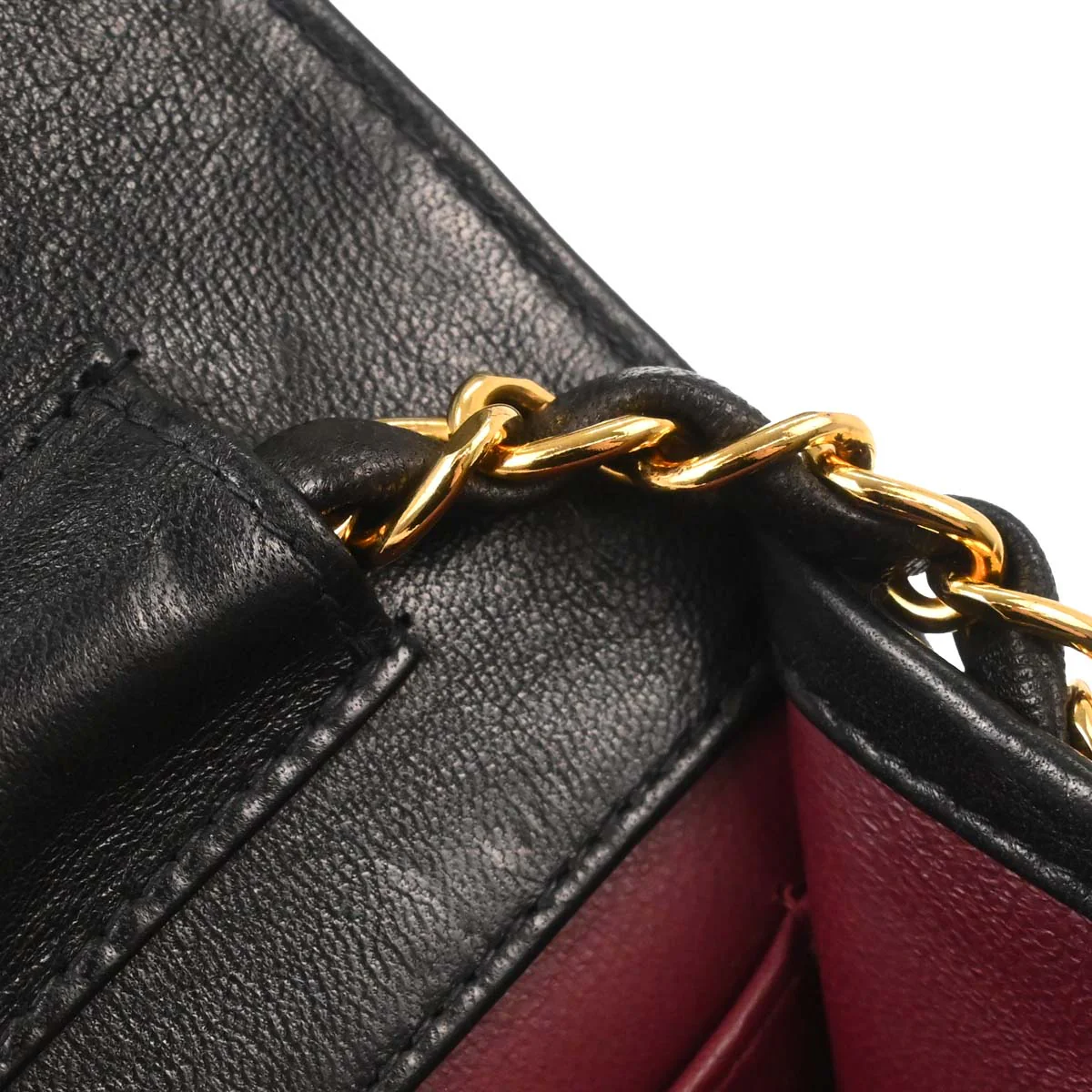 Chanel Black Lambskin Pushlock Mini Full Flap Shoulder Bag - Image 17