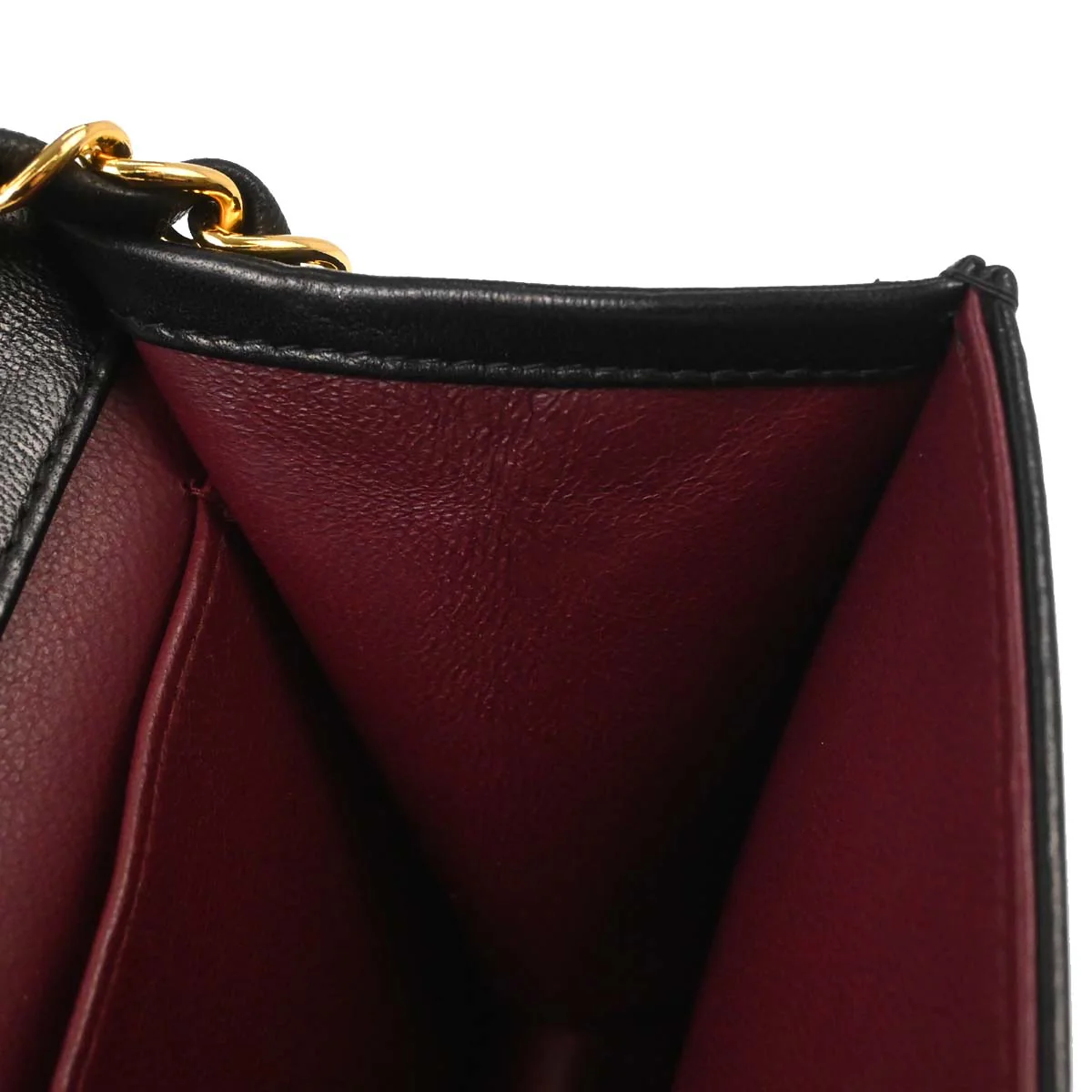 Chanel Black Lambskin Pushlock Mini Full Flap Shoulder Bag - Image 18