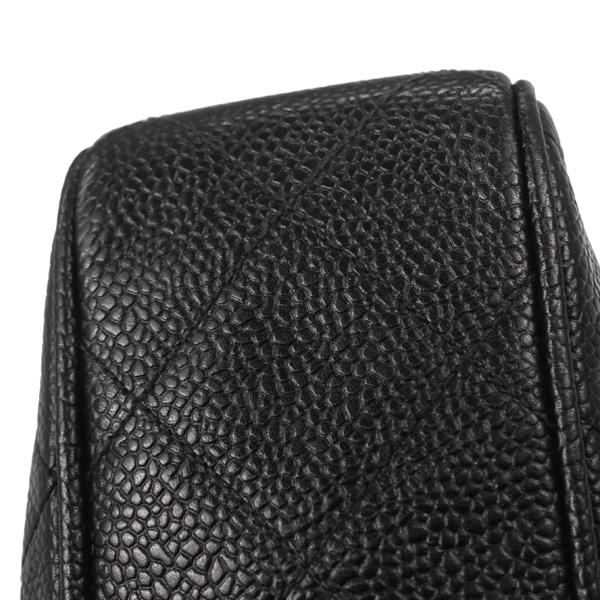 Chanel Black Caviar Skin Camera Bag Small - Image 5