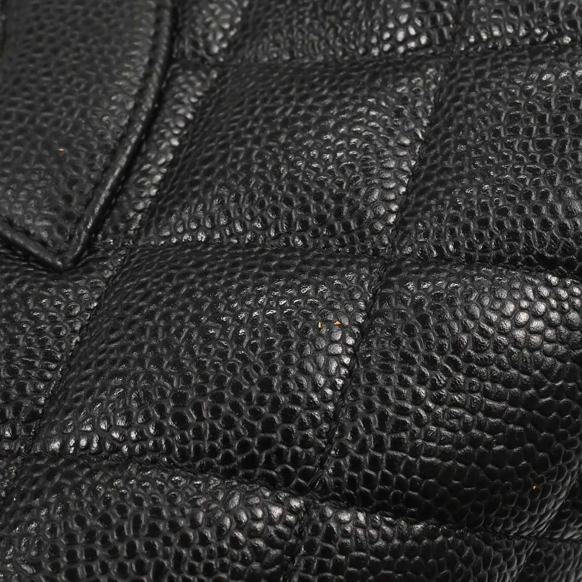 Chanel Black Caviar Skin Medallion Tote Handbag - Image 10