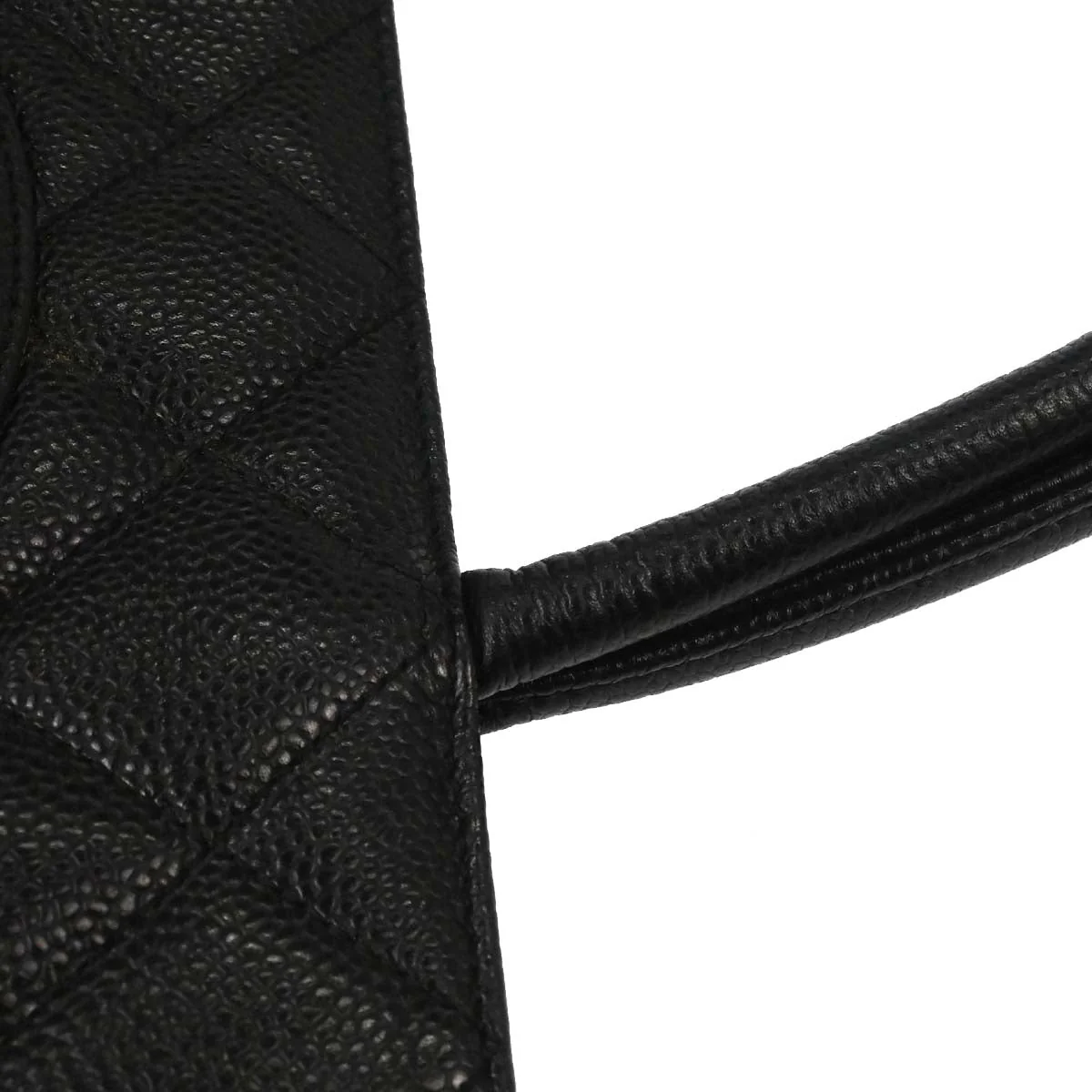 Chanel Black Caviar Skin Medallion Tote Handbag - Image 14