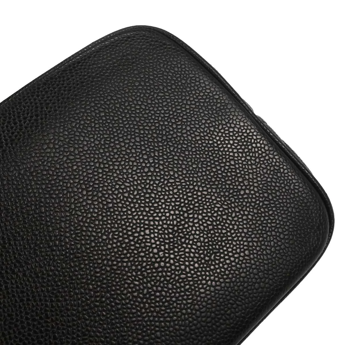 Chanel Black Caviar Skin Medallion Tote Handbag - Image 5