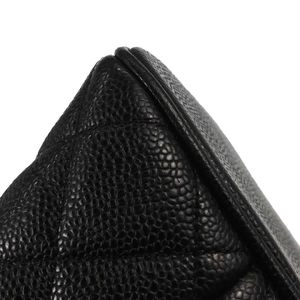 Chanel Black Caviar Skin Medallion Tote Handbag - Image 9