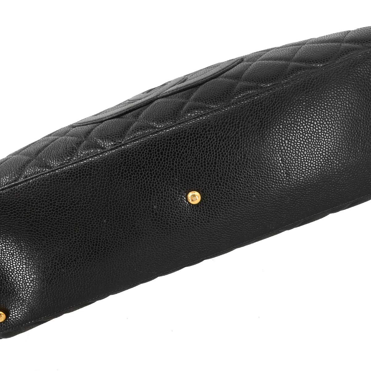 Chanel 2003-2004 Black Caviar Skin Bowling Bag 37 - Image 11