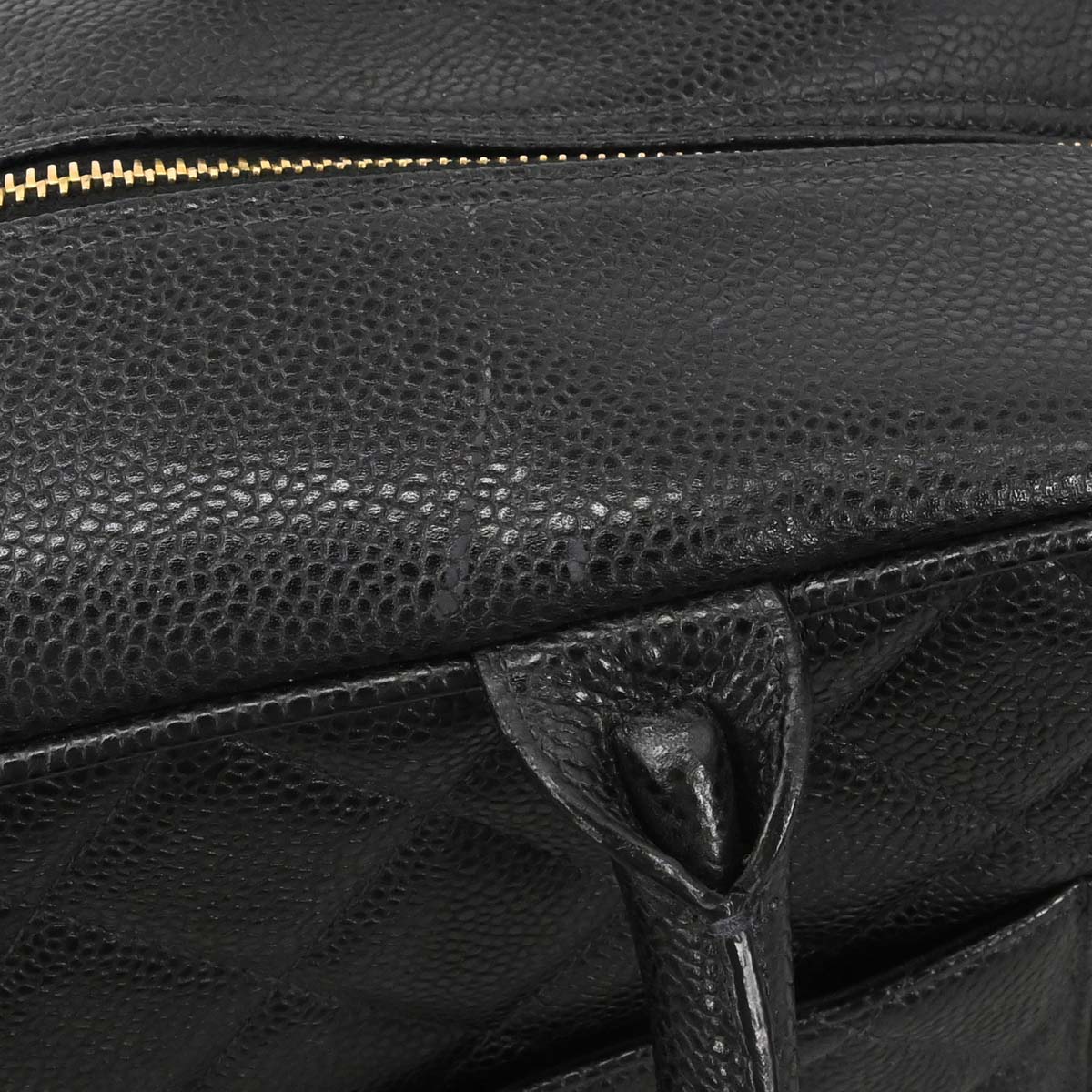 Chanel 2003-2004 Black Caviar Skin Bowling Bag 37 - Image 15