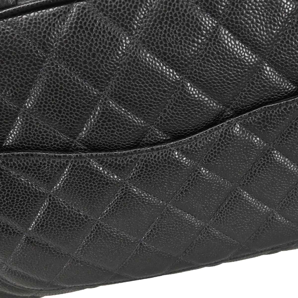 Chanel 2003-2004 Black Caviar Skin Bowling Bag 37 - Image 16