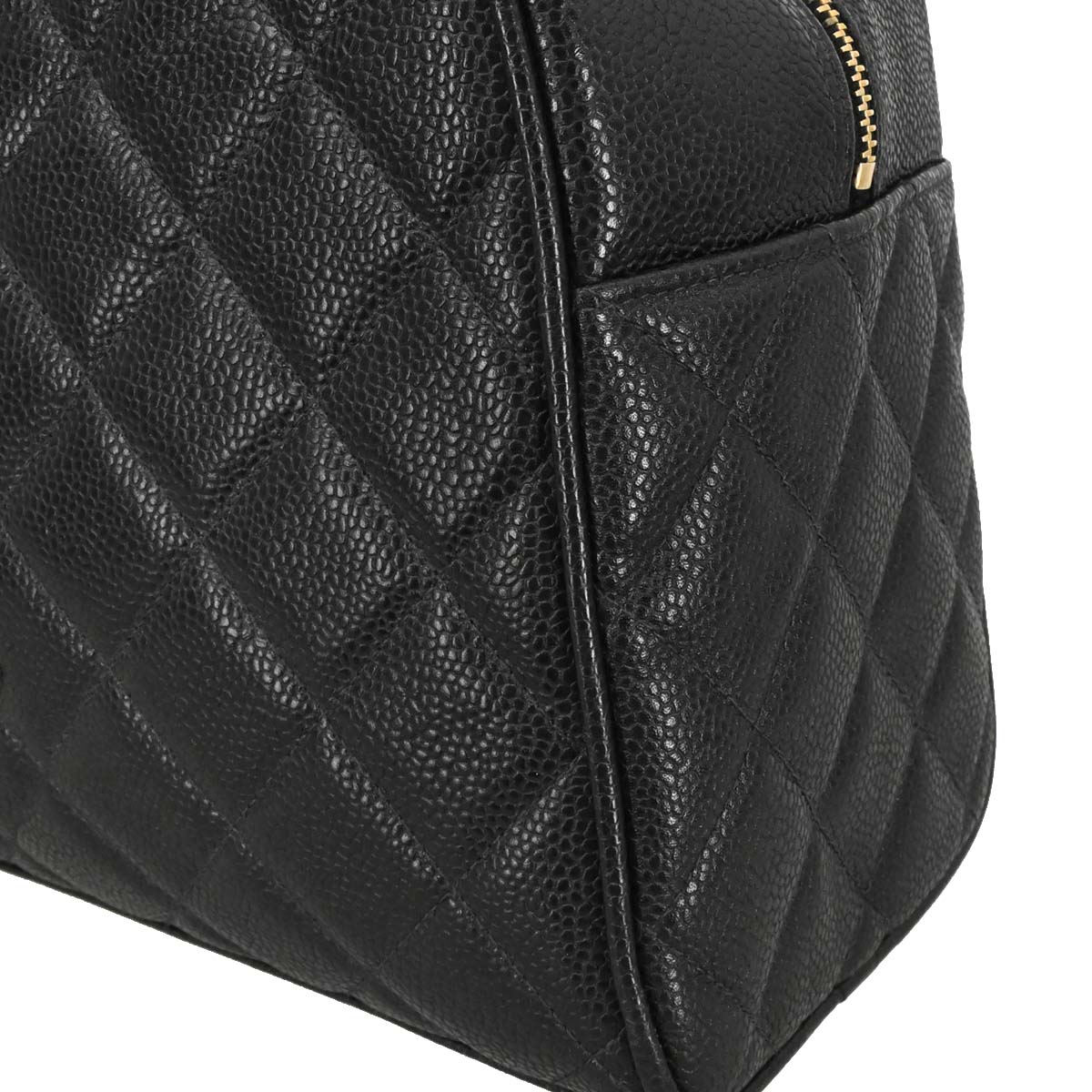 Chanel 2003-2004 Black Caviar Skin Bowling Bag 37 - Image 3